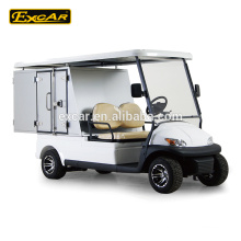 Elektrischer Golfwagen des Sitzer-2 mit Hotel-Fracht-Kasten